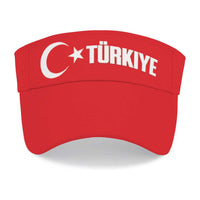 Turkey 2026 Football Sun Visor Cap Turkiye Sampiyon