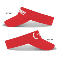 Turkey 2026 Football Sun Visor Cap Turkiye Sampiyon