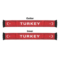 Turkey Football 2026 Soccer Scarf Flag Style