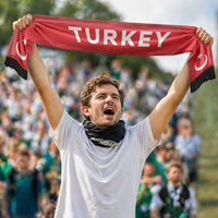 Turkey Football 2026 Soccer Scarf Flag Style