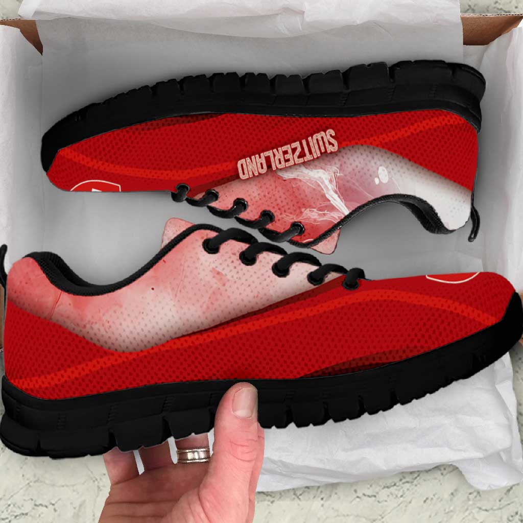 Switzerland Football Sneakers Matterhorn Snow Shield