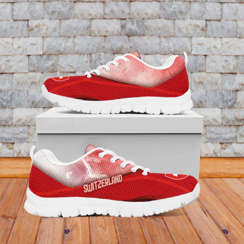 Switzerland Football Sneakers Matterhorn Snow Shield