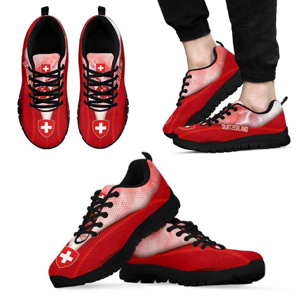 Switzerland Football Sneakers Matterhorn Snow Shield