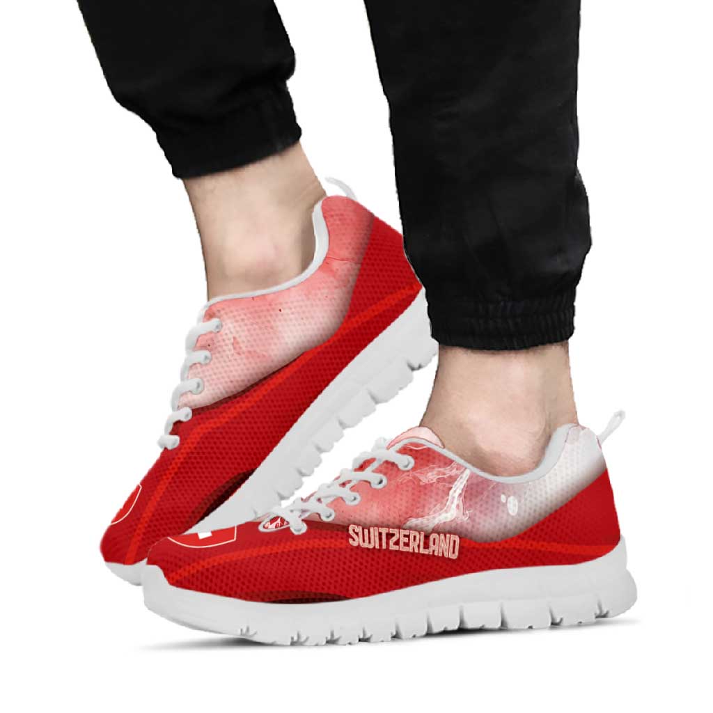 Switzerland Football Sneakers Matterhorn Snow Shield