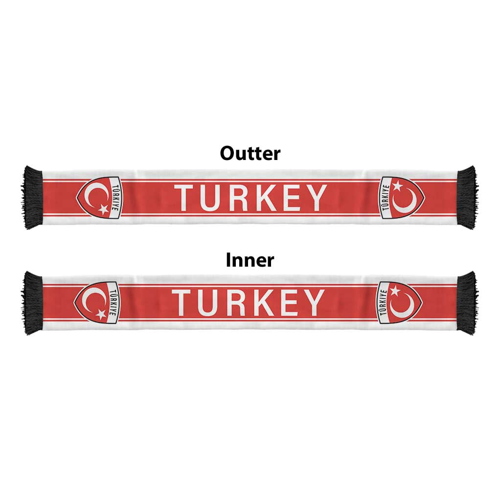 Turkey World Football 2026 Soccer Scarf Go Crescent Stars Road To Glory