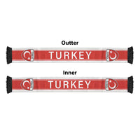Turkey World Football 2026 Soccer Scarf Go Crescent Stars Road To Glory