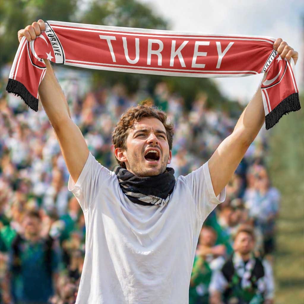 Turkey World Football 2026 Soccer Scarf Go Crescent Stars Road To Glory