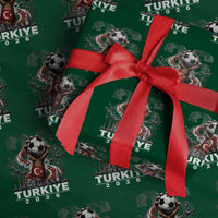 Turkish Soccer Wrapping Paper Roll Turkey Football Fan Vintage Turkish Pride