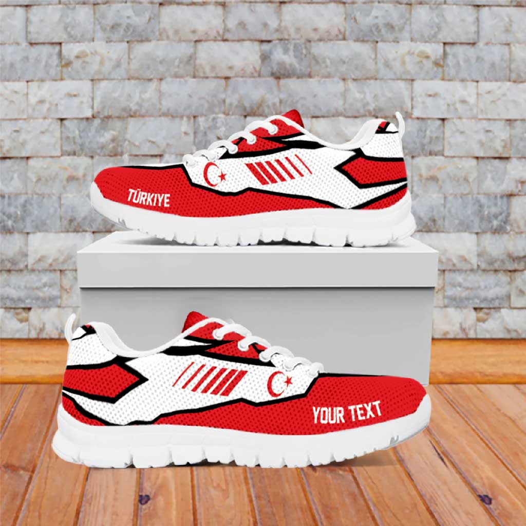 Turkiye Football Nations 2026 Personalized Sneakers Sporty Pattern