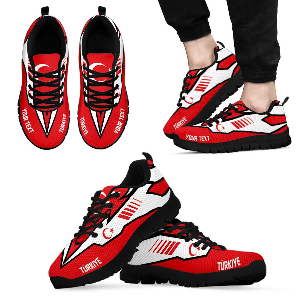 Turkiye Football Nations 2026 Personalized Sneakers Sporty Pattern
