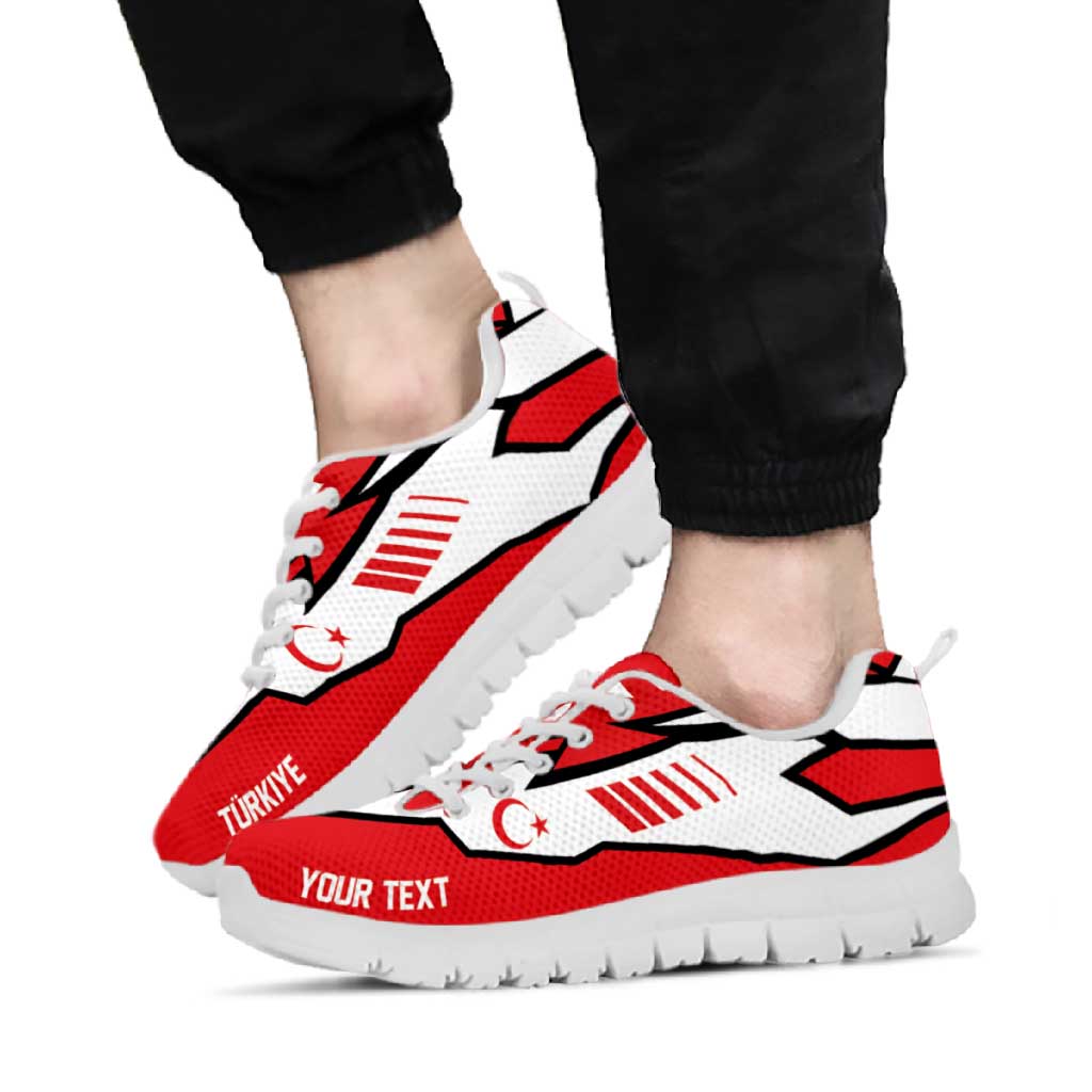 Turkiye Football Nations 2026 Personalized Sneakers Sporty Pattern
