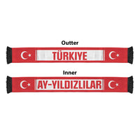 Turkiye World Football 2026 Soccer Scarf National Pride Never Stops