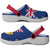 Turks and Caicos Clogs Shoes Heritage Palette Flag-Inspired - Wonder Print Shop