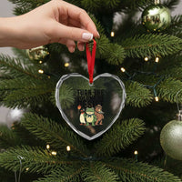 Turn The Volume Up Resist Heart Crystal Glass Ornament Portland Frog Bear Penguin Protester - Wonder Print Shop