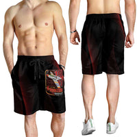 Tuskegee Airmen 332nd Spit Fire Shorts for Men On The Blue Sky - Wonder Print Shop
