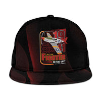 Tuskegee Airmen 332nd Spit Fire Snapback Cap On The Blue Sky - Wonder Print Shop
