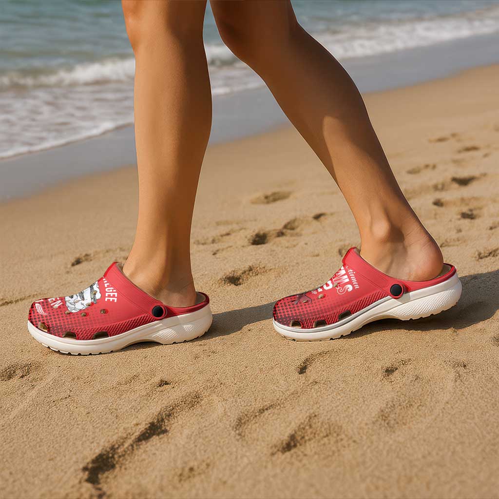 Tuskegee Airmen Red Tails Clogs Shoes 332nd Fighter Group WWII Tribute Red Style - Wonder Print Shop
