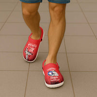 Tuskegee Airmen Red Tails Clogs Shoes 332nd Fighter Group WWII Tribute Red Style - Wonder Print Shop