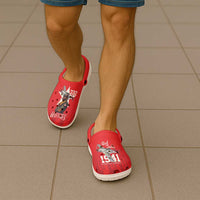 Tuskegee Airmen Red Tails Clogs Shoes African American Pilots Heritage Red Style - Wonder Print Shop