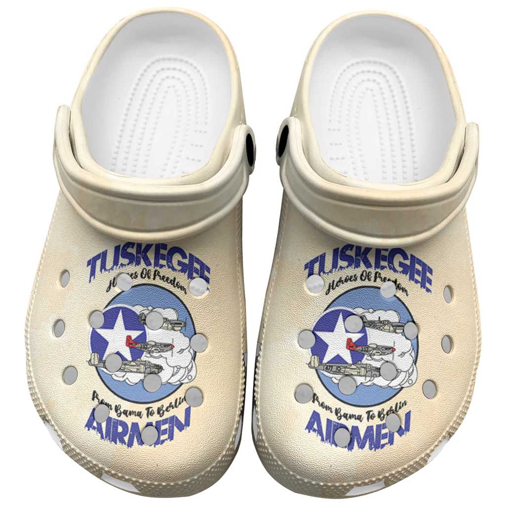 Tuskegee Airmen Red Tails Clogs Shoes Heroes Of Freedom - Wonder Print Shop