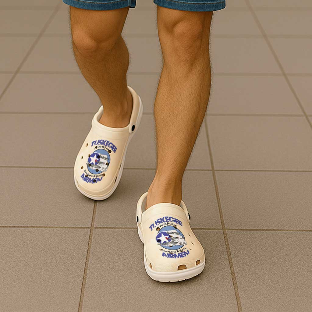 Tuskegee Airmen Red Tails Clogs Shoes Heroes Of Freedom - Wonder Print Shop