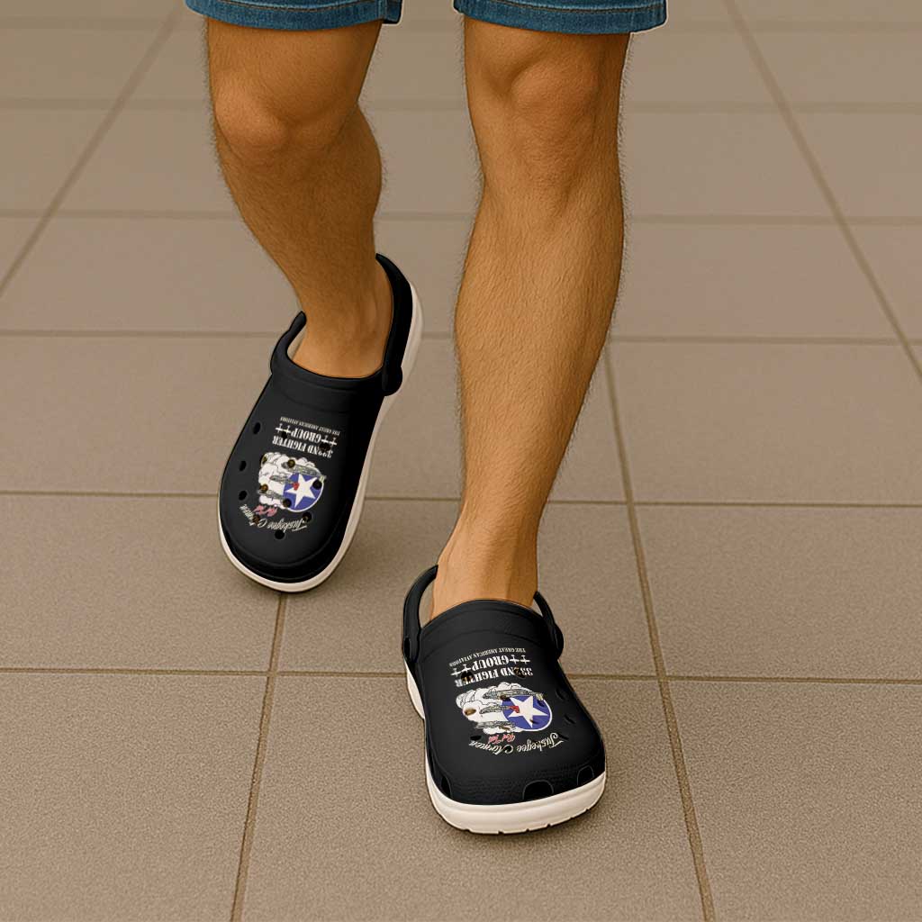 Tuskegee Airmen WWII Heroes Clogs Shoes The Great American Aviators Black Art - Wonder Print Shop