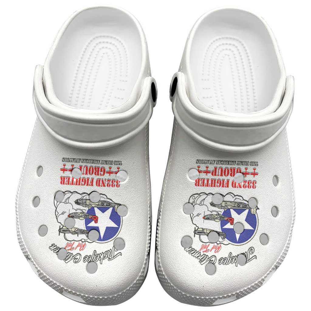 Tuskegee Airmen WWII Heroes Clogs Shoes The Great American Aviators White Art - Wonder Print Shop