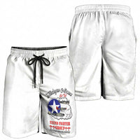 Tuskegee Airmen WWII Heroes Shorts for Men The Great American Aviators White Art - Wonder Print Shop