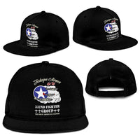 Tuskegee Airmen WWII Heroes Snapback Cap The Great American Aviators Black Art - Wonder Print Shop