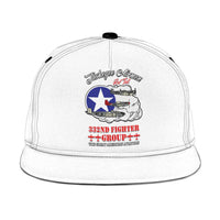 Tuskegee Airmen WWII Heroes Snapback Cap The Great American Aviators White Art - Wonder Print Shop