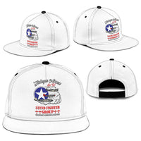 Tuskegee Airmen WWII Heroes Snapback Cap The Great American Aviators White Art - Wonder Print Shop