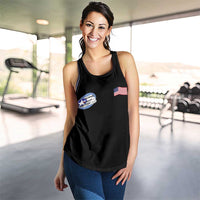 Tuskegee Airmen WWII Heroes Women Racerback Tank The Great American Aviators Black Art - Wonder Print Shop