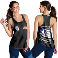 Tuskegee Airmen WWII Heroes Women Racerback Tank The Great American Aviators Black Art - Wonder Print Shop