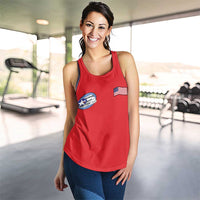 Tuskegee Airmen WWII Heroes Women Racerback Tank The Great American Aviators Red Art - Wonder Print Shop
