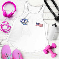 Tuskegee Airmen WWII Heroes Women Racerback Tank The Great American Aviators White Art - Wonder Print Shop