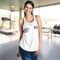 Tuskegee Airmen WWII Heroes Women Racerback Tank The Great American Aviators White Art - Wonder Print Shop