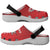 Tuskegee Red Tails Airmen Clogs Shoes P-51 Mustang 332nd Fighter Group - Black Red - Wonder Print Shop