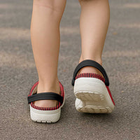 Tuskegee Red Tails Airmen Clogs Shoes P-51 Mustang 332nd Fighter Group - Black Red - Wonder Print Shop