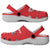 Tuskegee Red Tails Airmen Clogs Shoes P-51 Mustang 332nd Fighter Group - Red - Wonder Print Shop