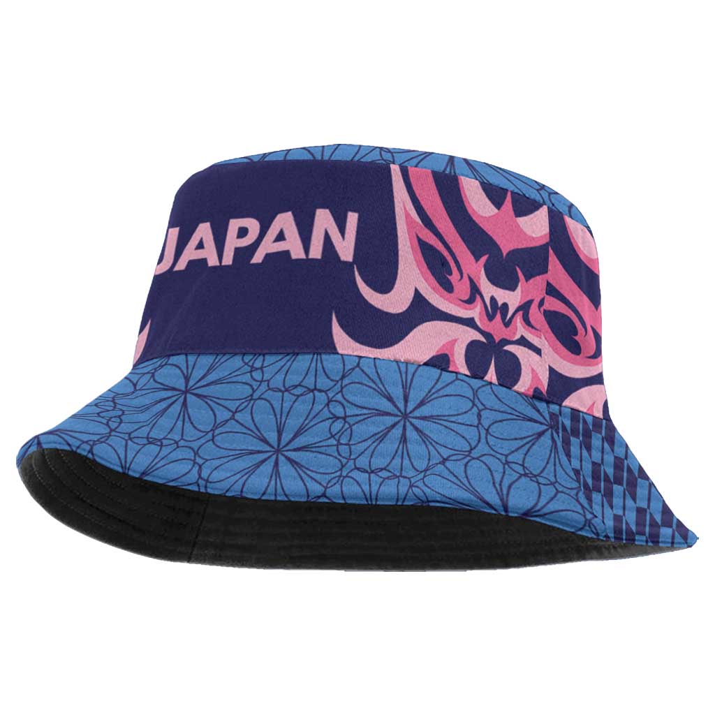 Twenty20 Japan Cricket Custom Bucket Hat Retro Blue Version - Wonder Print Shop