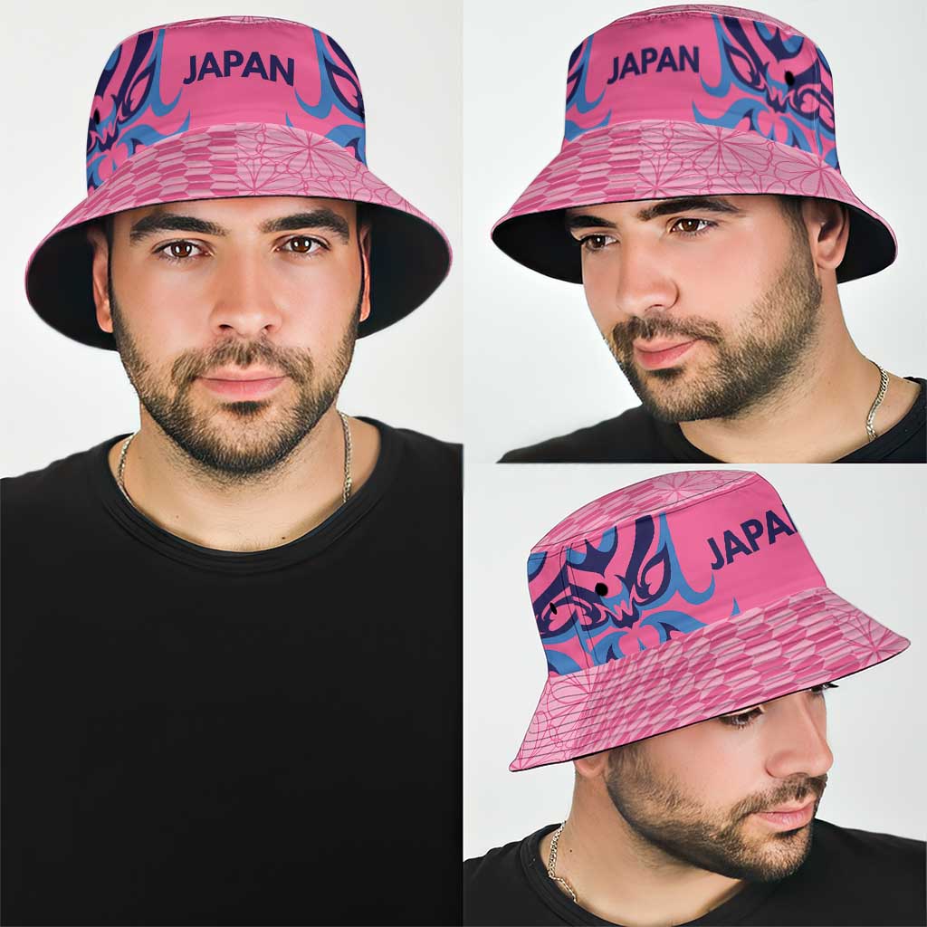Twenty20 Japan Cricket Custom Bucket Hat Retro Pink Version - Wonder Print Shop