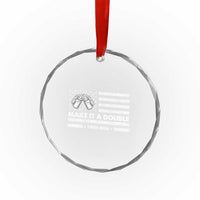 Twin Mom Crystal Glass Ornament Make It A Double Patriotic USA Flag Gift