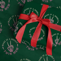 Twin Mom Wrapping Paper Roll Make It A Double Expecting Twins Mothers Day