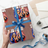 Two Fiddy Founding Fathers 1776 to 2026 Wrapping Paper Roll Funny Benjamin Franklin and George Washington American Flag Semiquincentennial