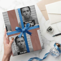 Tyler Robinson Mugshot Wrapping Paper Roll Justice For Charlie Kirk - Wonder Print Shop