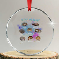 Types Of Frogs Funny Rain Frog Meme Chart Crystal Glass Ornament Angry Grumpy Eepy Chonk Potato Round Judgy Ferocious