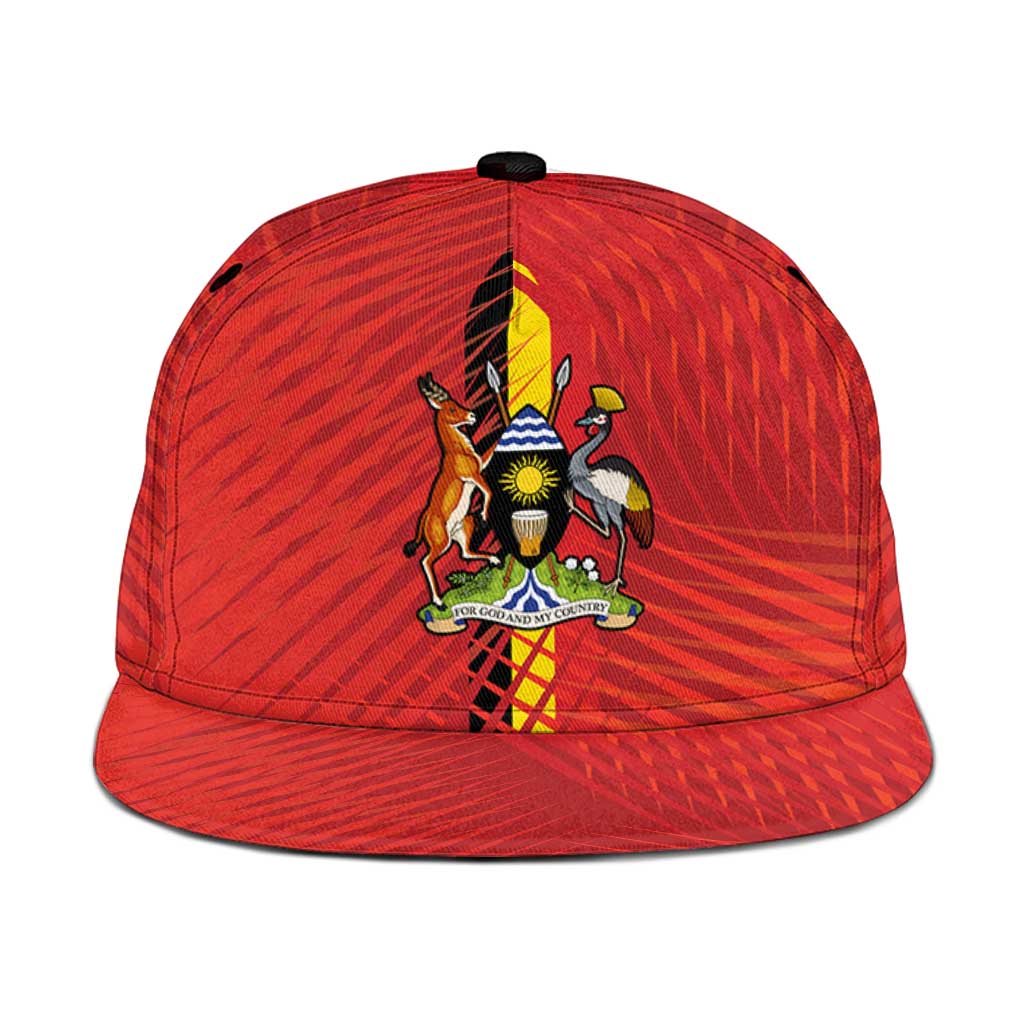 Uganda Football Snapback Cap Go Champions Cranes - Wonder Print Shop