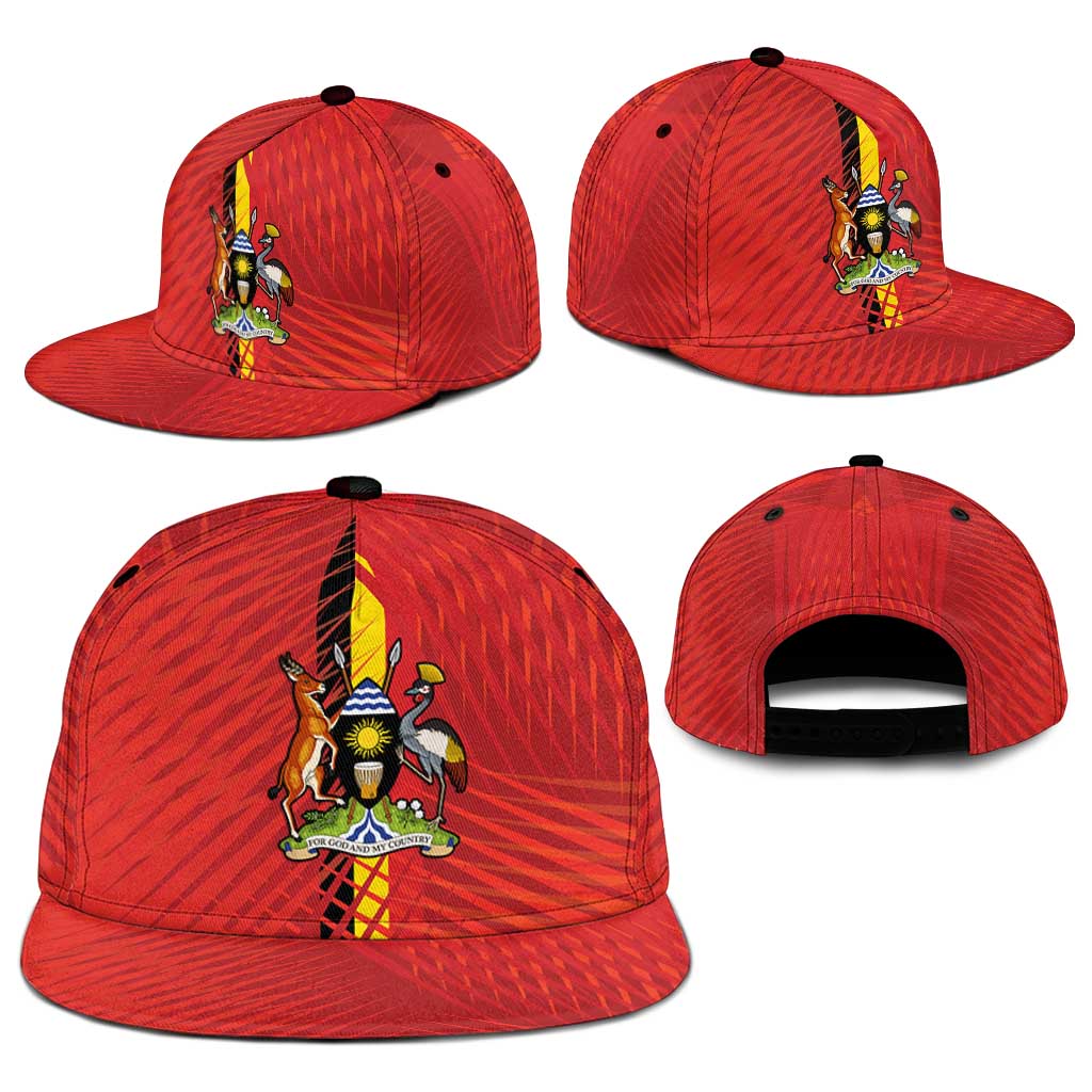 Uganda Football Snapback Cap Go Champions Cranes - Wonder Print Shop