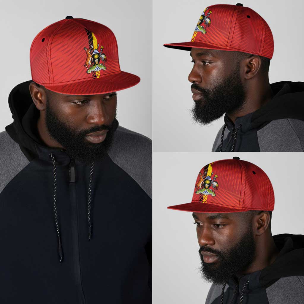 Uganda Football Snapback Cap Go Champions Cranes - Wonder Print Shop