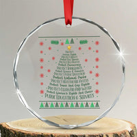 Ugly Activist Christmas Tree Crystal Glass Ornament Human Rights Xmas Gift - Wonder Print Shop